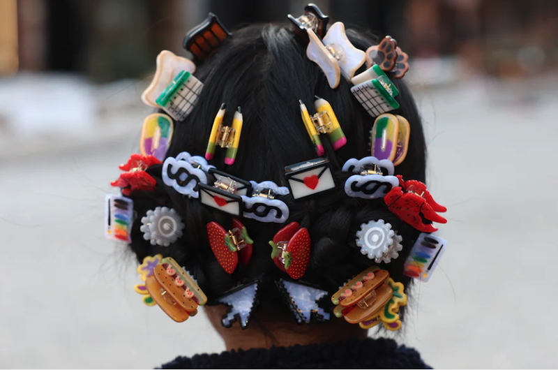 Hair clips made by Colette