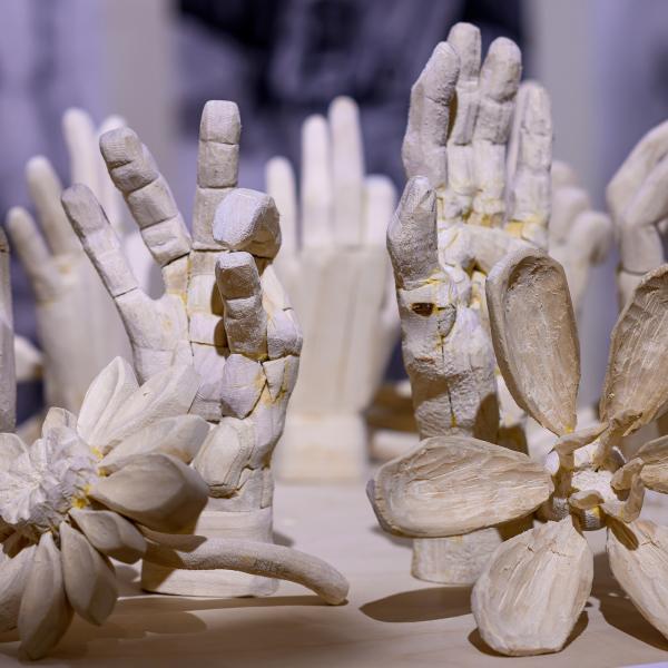 Pine Hands and Flowers, Space/Form/Process