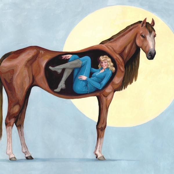 Anniella Pettengill. Anatomy of the HorseGirl, 2024. Gouache.