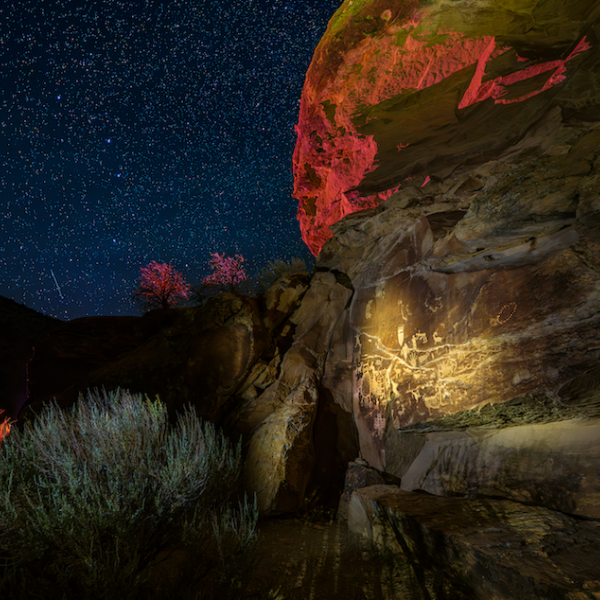 Mark DiOrio. Owl Panel, Nine Mile Canyon, Utah, 2024. Digital Print.